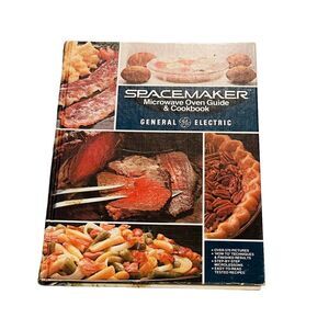 10/$25🦋 General Electric Spacemaker Microwave Oven Guide & Cookbook